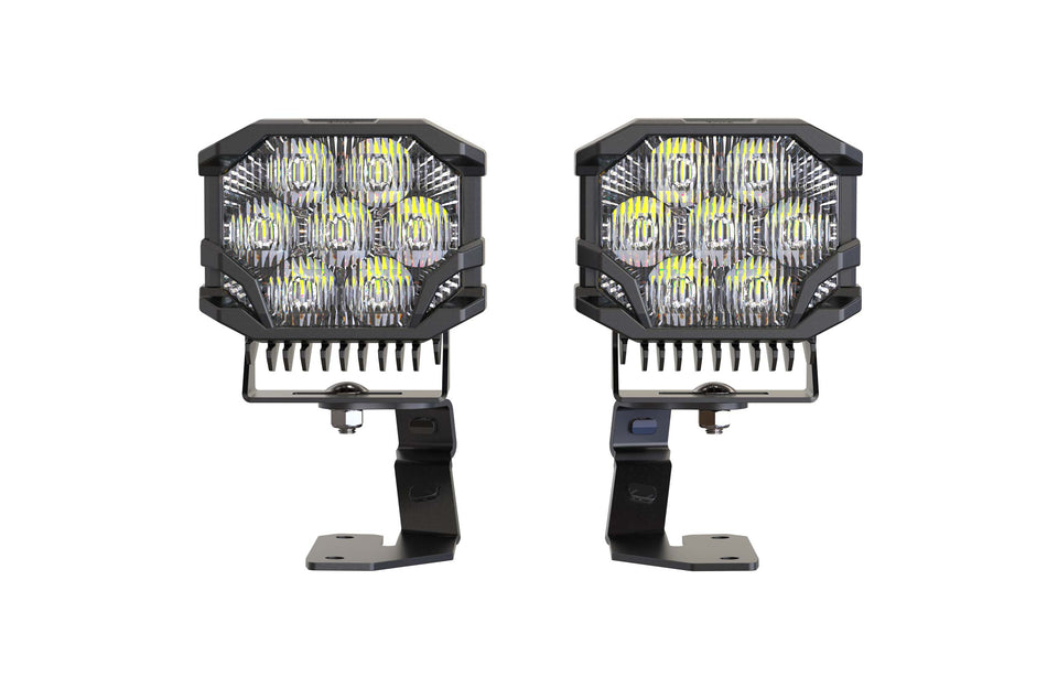 Morimoto BigBanger Ditch Light Kit: 03-10 Cayenne (NCS Yellow Combo Beam)
