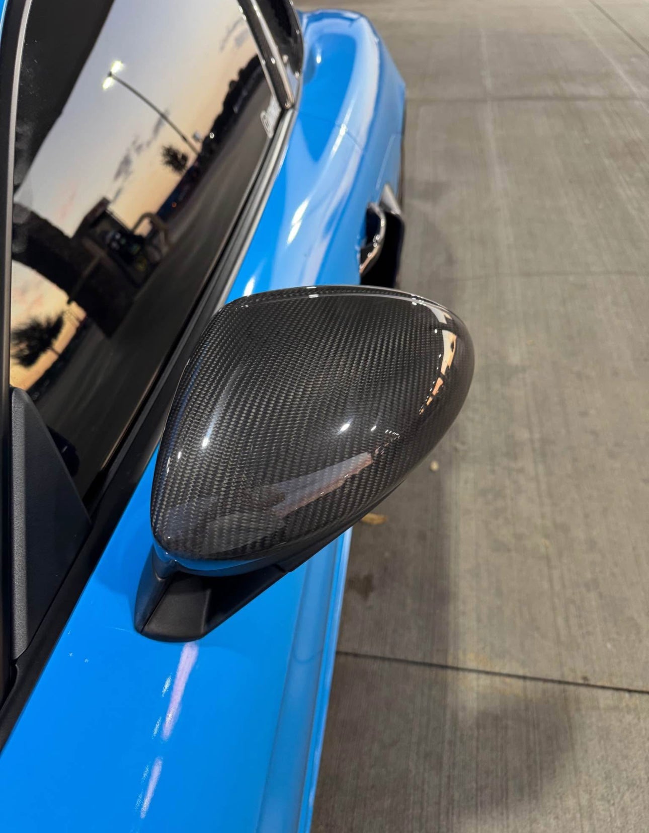 Dry Carbon Fiber Mirror Cap Set Replacement - Porsche 981 Boxster GTS 991 911.