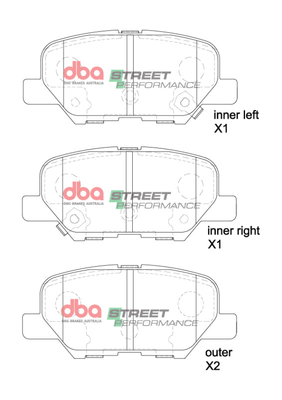 DBA 14-17 Mazda 3 SP Performance Rear Brake Pads