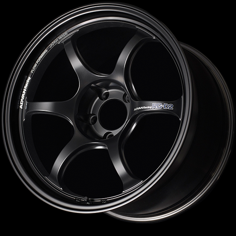 Advan RG-D2 18x8.0 / +48 Offset / 5-112 / 66.5mm Bore / Semi Gloss Black
