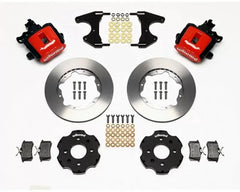 Wilwood Combination Parking Brake Caliper Rear Brake Kit, Plain Face Rotor - Black Honda Civic | Acura Integra.