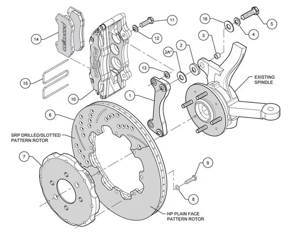 Wilwood Dynapro-6 12 Inch Front Big Brake Kit Honda | Acura 1994-2001.