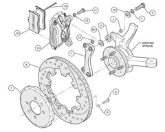 Wilwood Forged Dynalite 12 Inch Front Big Brake Kit Honda | Acura 1994-2001.