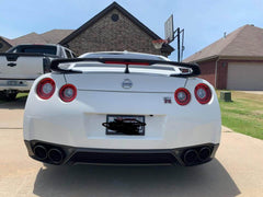 OEM Style Carbon Fiber Rear Trunk Spoiler Wing - Nissan GTR R35.