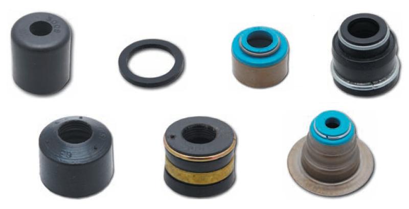 Cometic 7.5 x 14 x 13 x 16.8 Viton Valve Stem Seal - 16 Pack