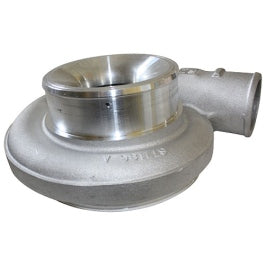 BorgWarner AirWerks S256SX Compressor Cover w/ 4" Inlet Ported Shroud.