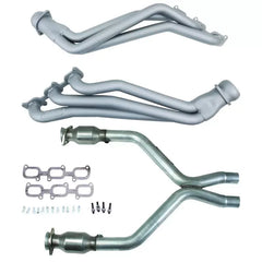 BBK Performance Parts 11-14 MUSTANG V6 1-3/4 LONG TUBE HEADERS PLUS MID PIPE (TITANIUM CERAMIC) Ford 3.7L V6