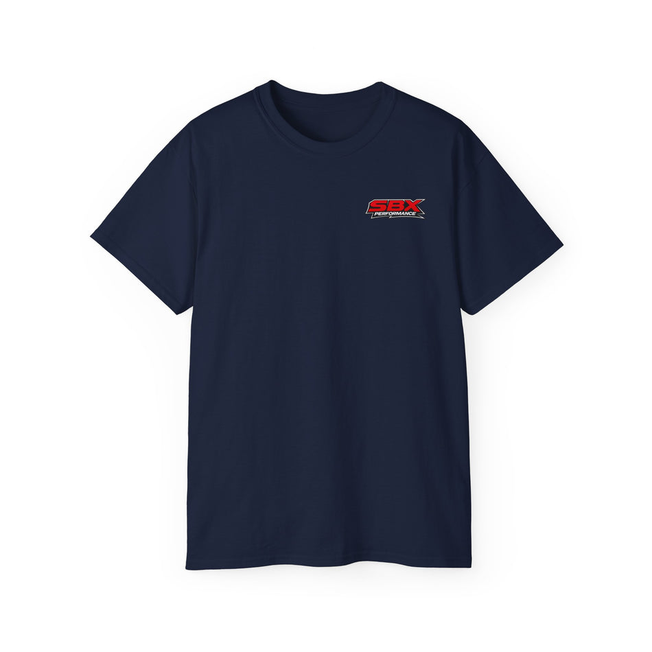 New Logo SBX Performance Car Tee — “Shitbox Performance” Graphic T‑Shirt