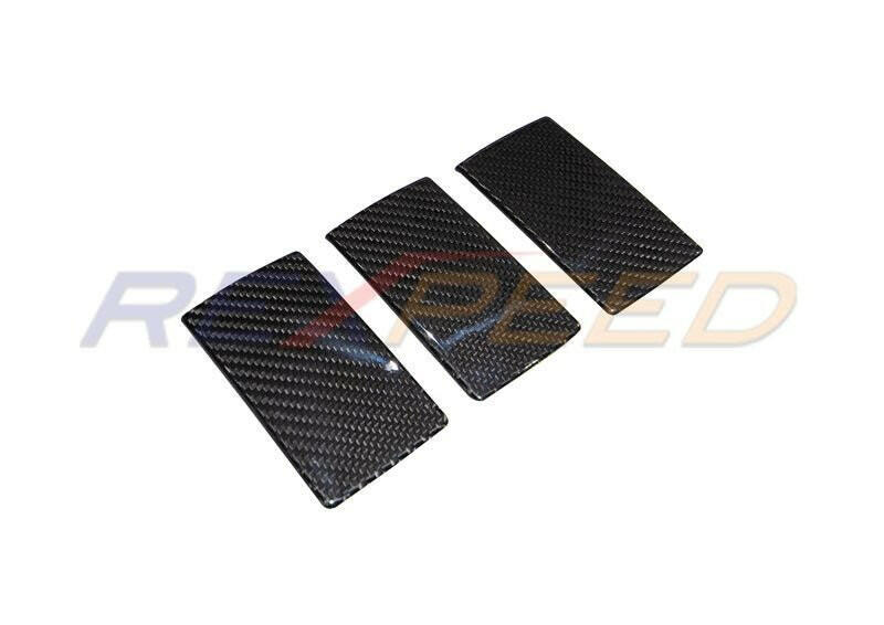 Rexpeed Dry Carbon Rear Seat Down Button Cover | 2022+ Subaru WRX (G167).