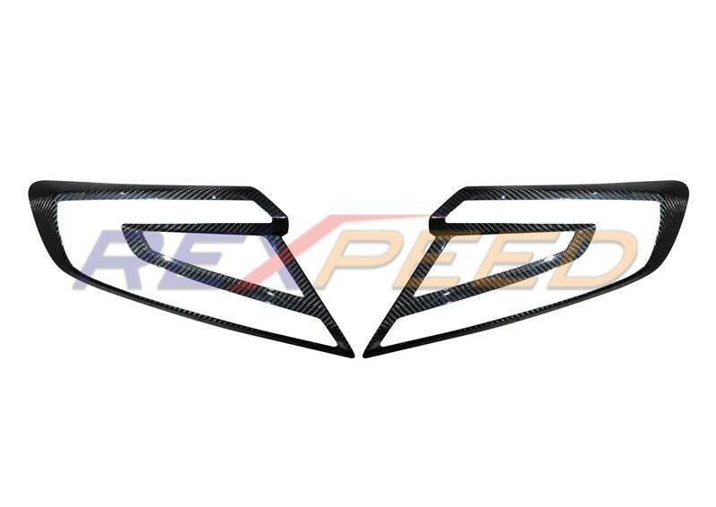 Rexpeed Dry Carbon Fiber Tail Light Covers | 2022+ Subaru WRX (G166).