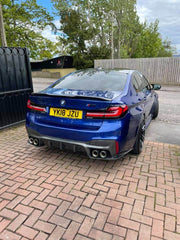 3D Style Carbon Fiber Rear Diffuser - BMW F90 M5 & G30 5 Series.