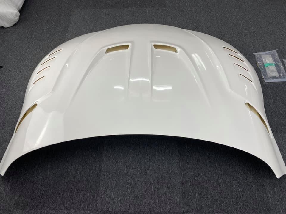 L Style Carbon Fiber Hood Bonnnet - TOYOTA SUPRA A90.