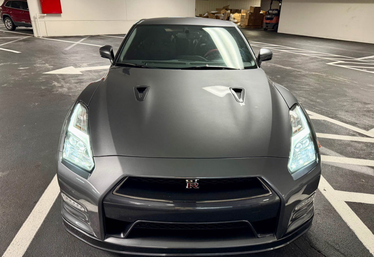 2009-2022 Nissan R35 GTR LED DRL OEm Style Headlights(Upgrade 09-16 to 17+).