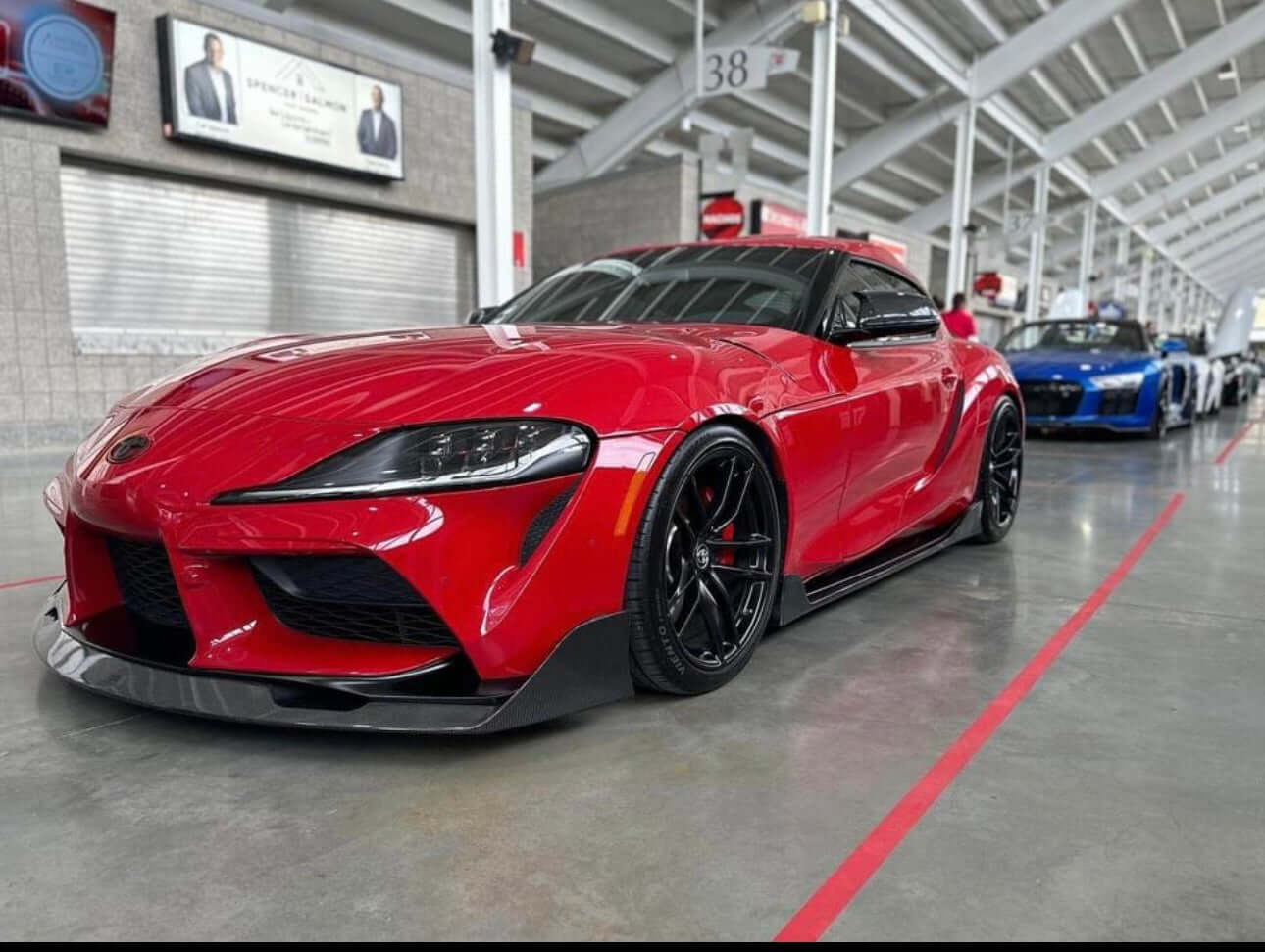 AG style Carbon Fiber Front Bumper Lip - Supra A90/A91.