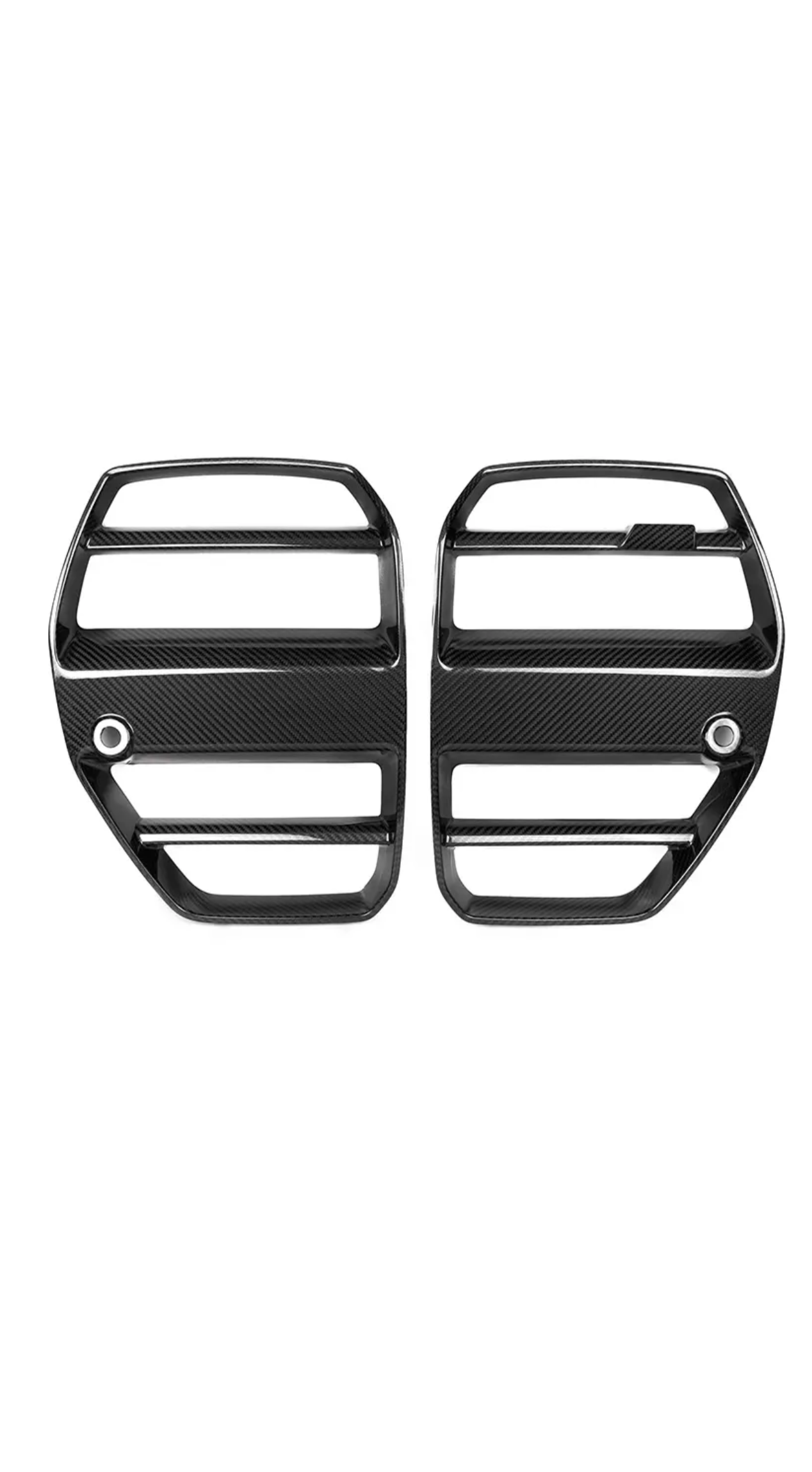 V2 Carbon Fiber Front Grilles - BMW G80 M3 & G82 / G83 M4.