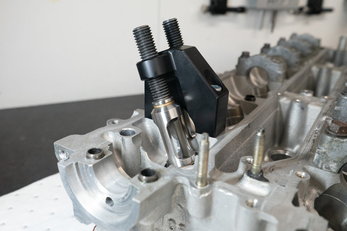 HRB Toyota 1JZ 2JZ JZ In Car valve spring tool - on cylinder head