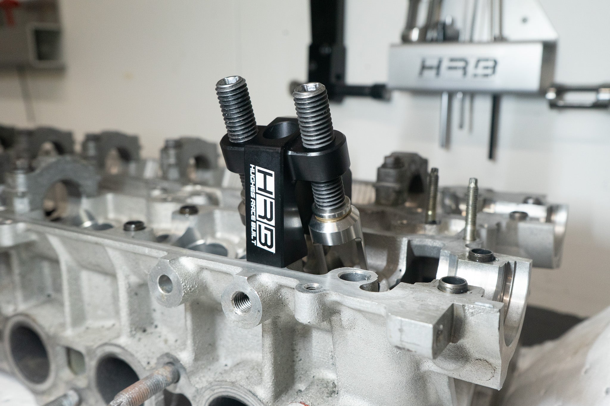 HRB Toyota 1JZ 2JZ JZ In Car valve spring tool - on cylinder head