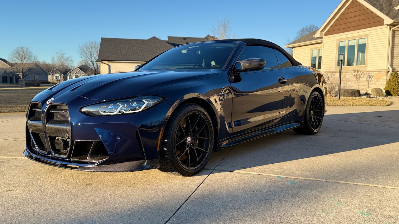 3D Style Dry Carbon Fiber Front Lip w/ Installed by OEM Mounting points - BMW G80 M3 & G82 / G83 M4.