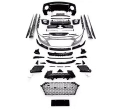 Face Lift Full Conversion Kit  2017-2018 to 2019-2023 - Audi R8 Gen 2 2017-2018.