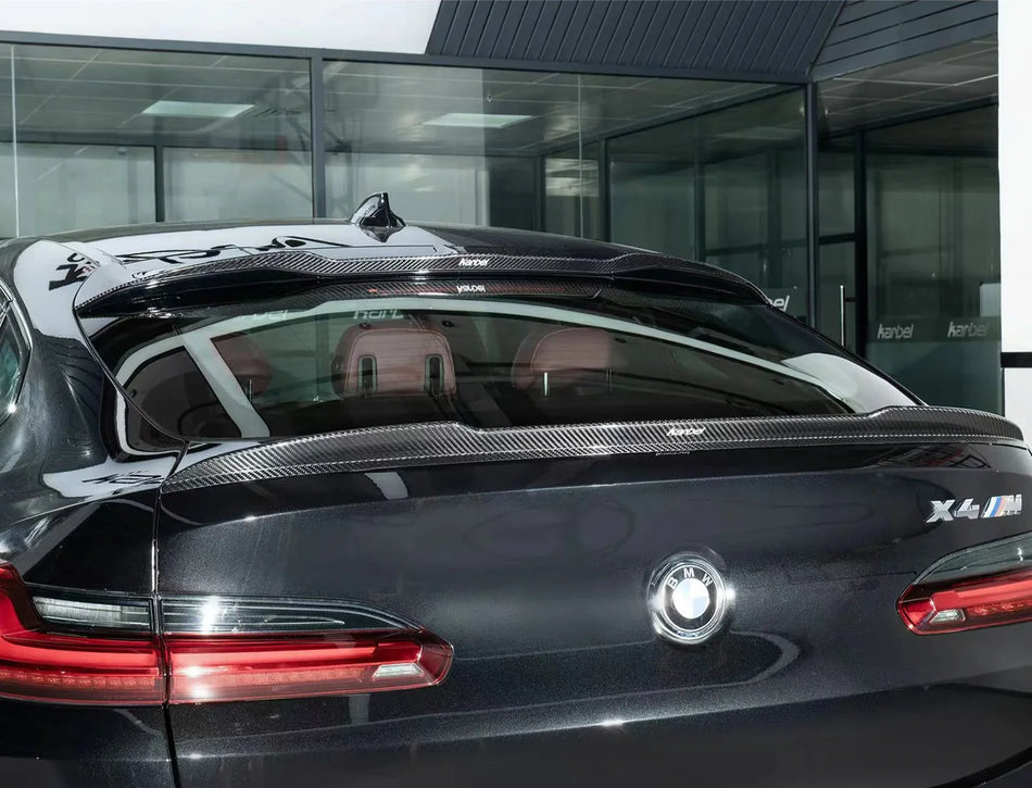 Pre - Preg Carbon Fiber Rear Roof & Trunk Spoilers - BMW F98 X4M LCI.