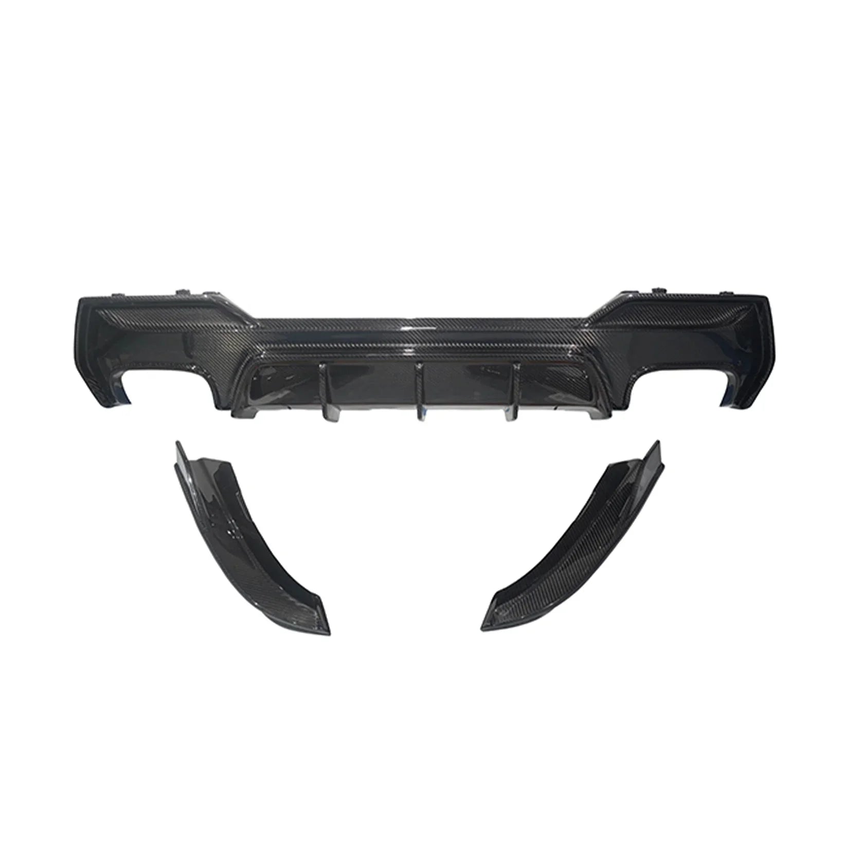 Carbon Fiber Rear Diffuser with Brake Light - BMW G22/G23 4 Series.