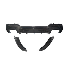 Carbon Fiber Rear Diffuser with Brake Light - BMW G22/G23 4 Series.