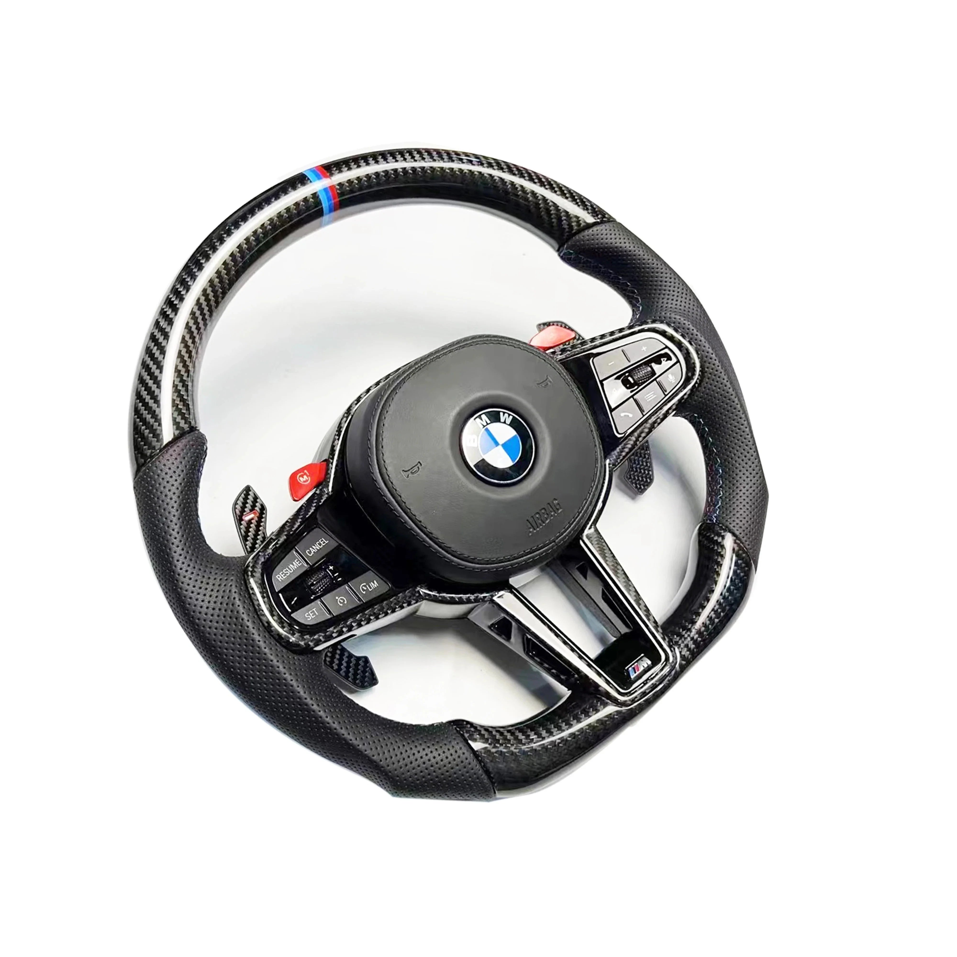 2025 LCI Steering Wheel w/ Carbon Fiber Trim Complete Replacement- BMW G Chassis.