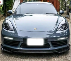 Carbon Fiber Front Lip - Porsche 718 Cayman/Boxster (2016-2023).