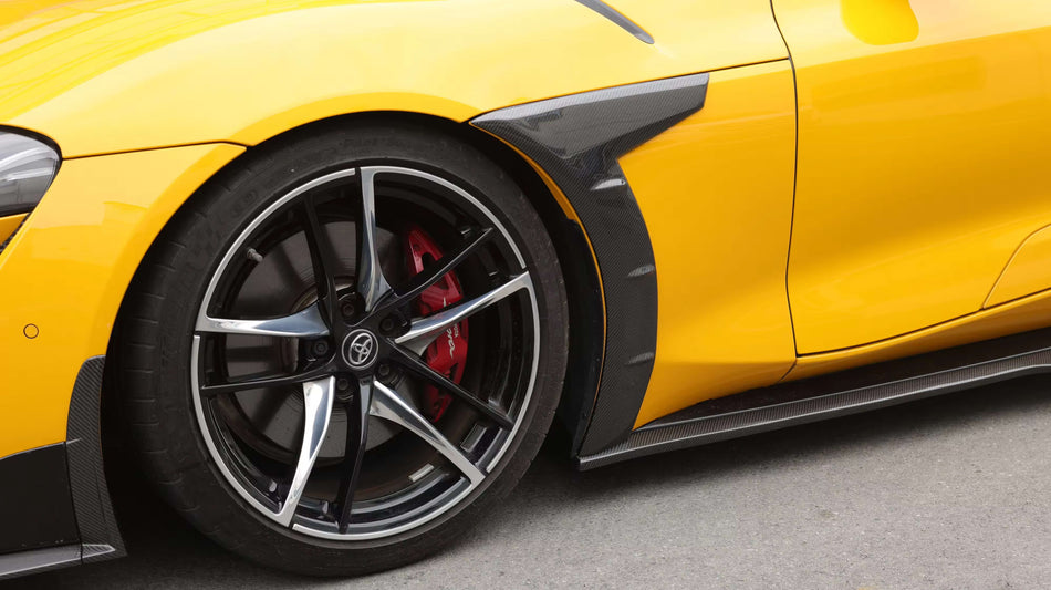 Carbon Fiber TCI Front + Rear Fender Trim -  Toyota GR Supra A90 MK5 (2020–2025).