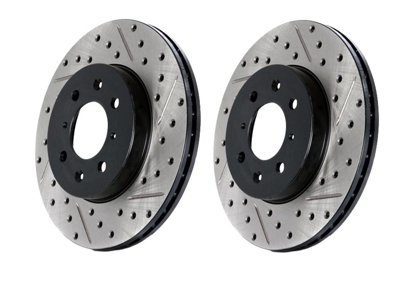 StopTech SportStop 6/02-08 Nissan 350Z / 8/02-04 Infiniti G35 Slotted & Drilled Rear Left Rotor