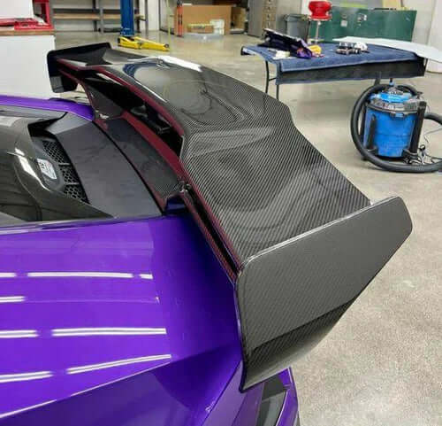 Carbon Fiber STO Wing With Base Panel - Lamborghini Huracan.