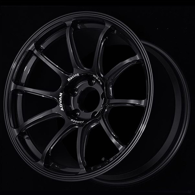 Advan RZ-F2 18X8.5 +44 5x112 Racing Titanium Black Wheel