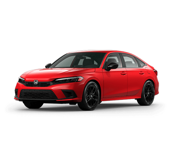 Type R Style Conversion Front Upper Grille Gloss Black ABS - Honda Civic Base Sedan.