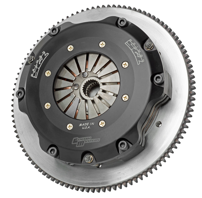 Clutch Masters 01-07 Mitsubishi Evo 7-9 2.0L Turbo FX700 Twin Disc Clutch Kit w/Steel Flywheel