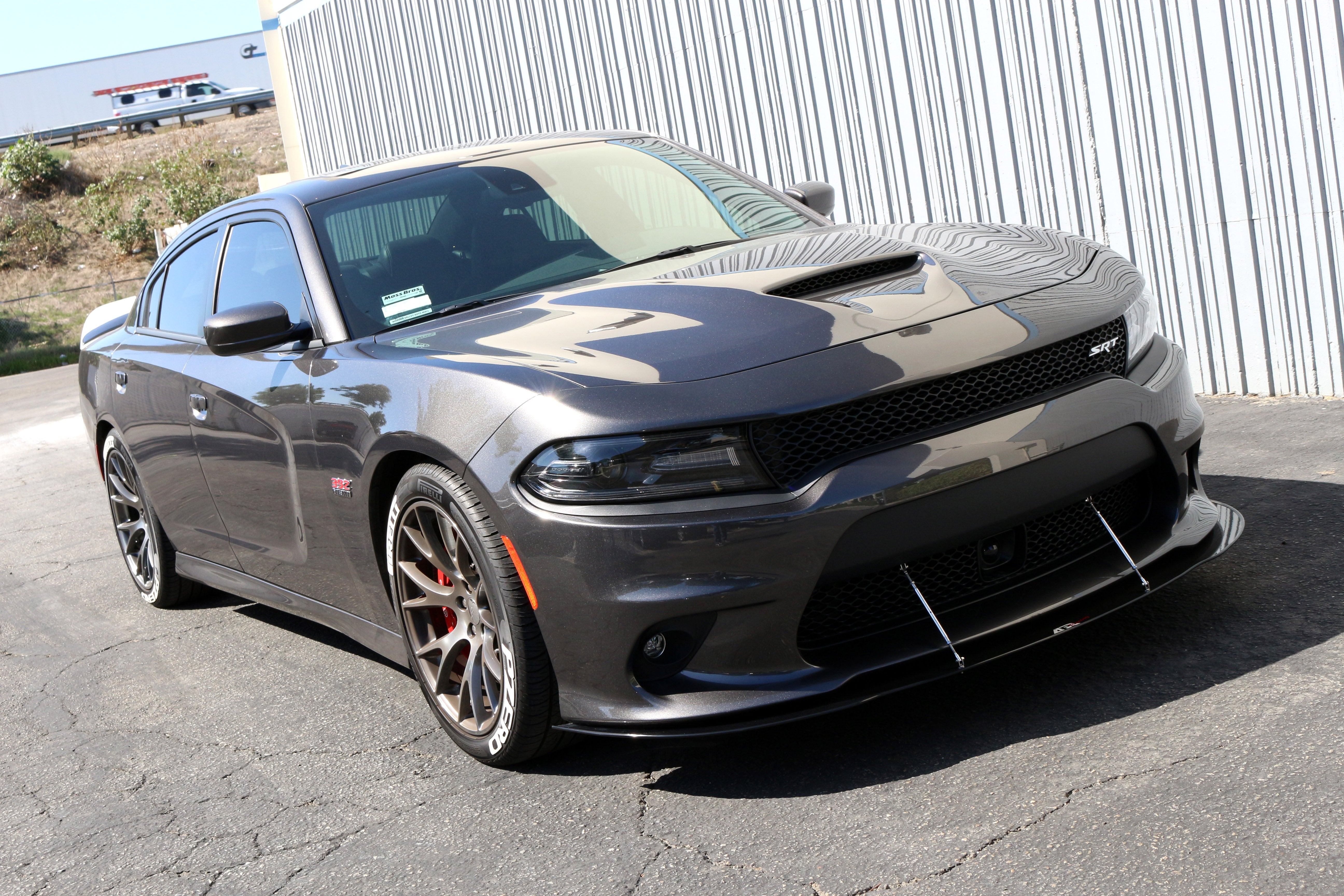 dodge-charger-srt-8-hellcat-scat-pack-front-wind-splitter-2015-2019