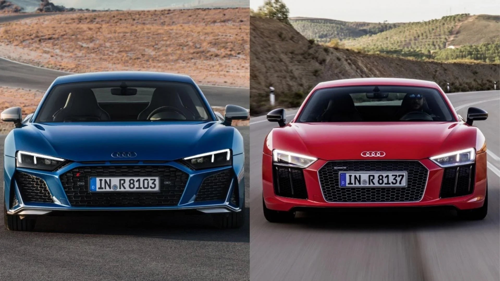 2017-2018 Face Lift Bumper Conversion Kit to 2019-2023 - Audi R8 Gen 2.