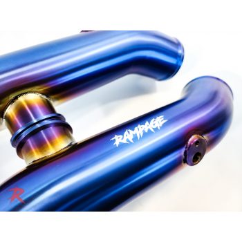Rampage 3″ Titanium Upper Charge Piping – R35 GT-R