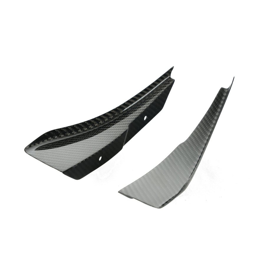 Subaru Wrx Carbon Fiber Front Bumper Canards 2022 2023