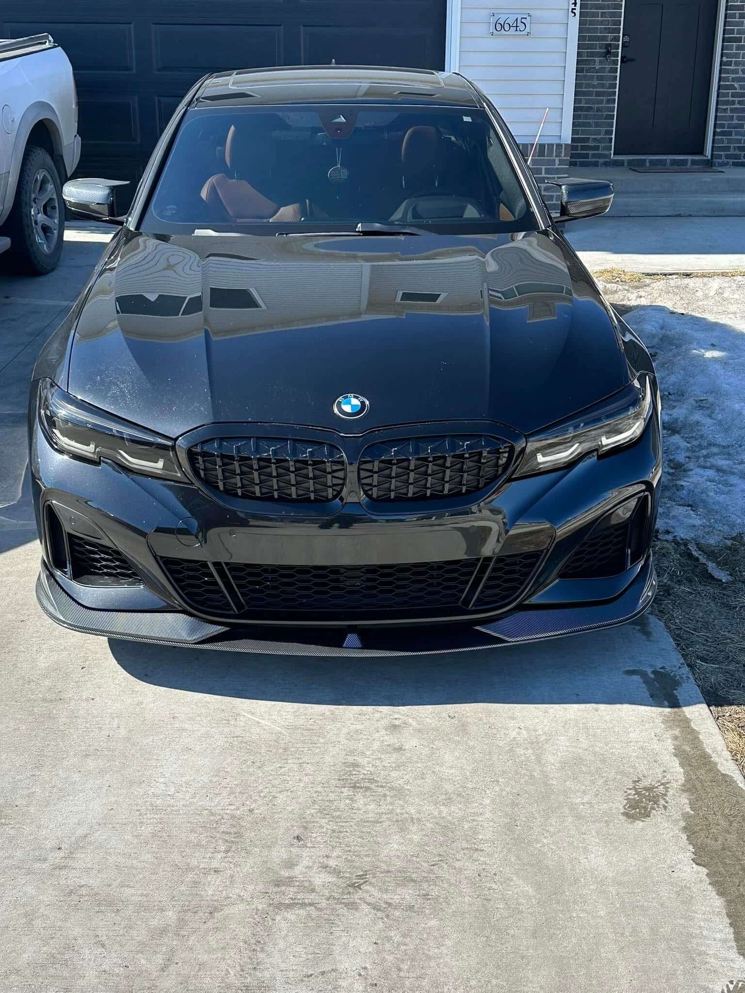 AC Style Carbon Fiber Front Lip - BMW G20 / G28 3 Series.