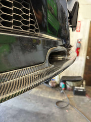 Carbon Fiber M Sport Front Bumper Lip for BMW F30 3 Series 2012-2019 V style.