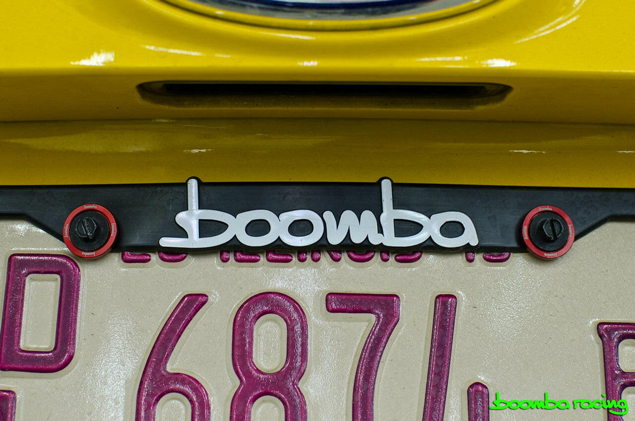 BOOMBA LICENSE PLATE WASHERS.