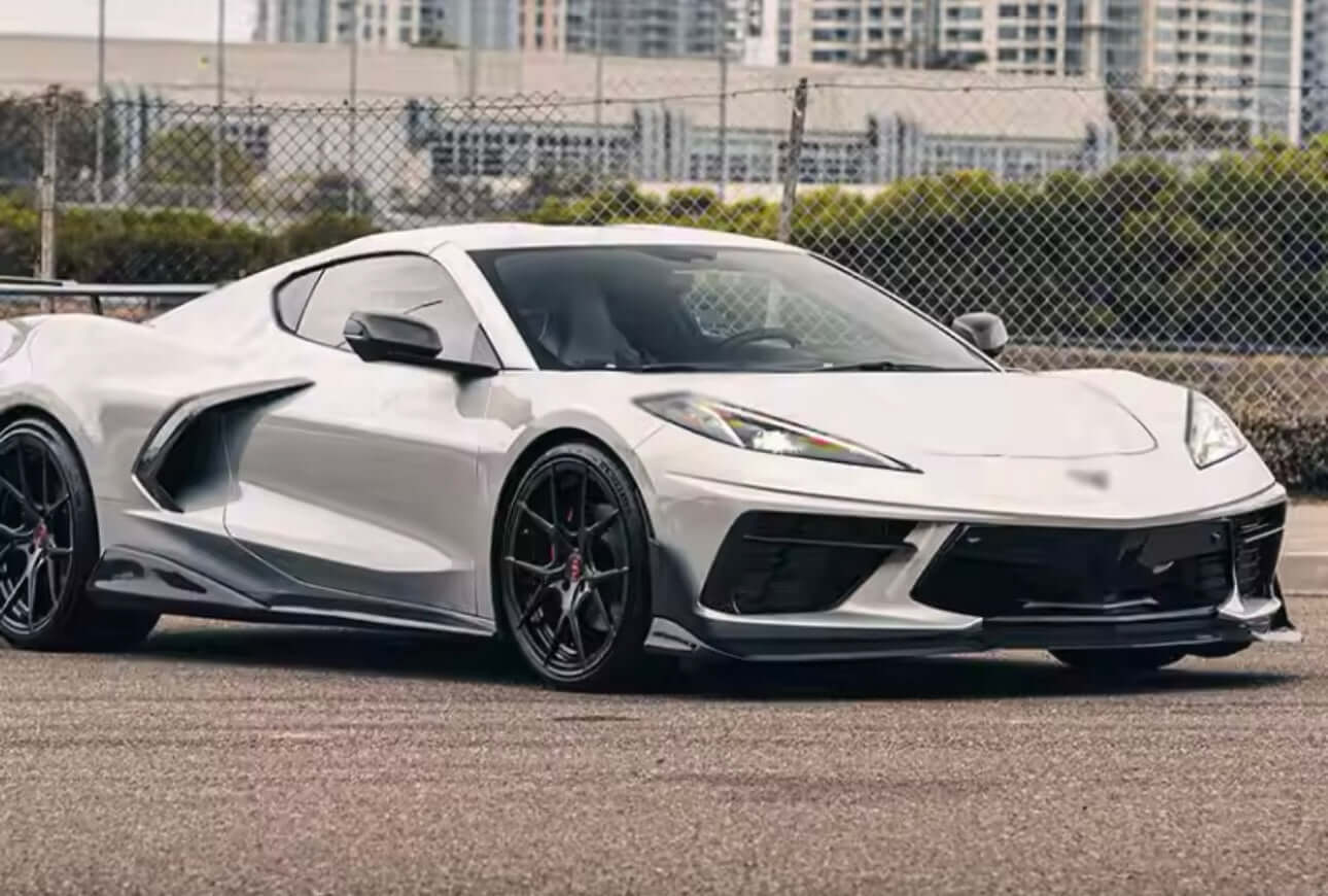 Carbon Fiber Front Lip  - Corvette C8.