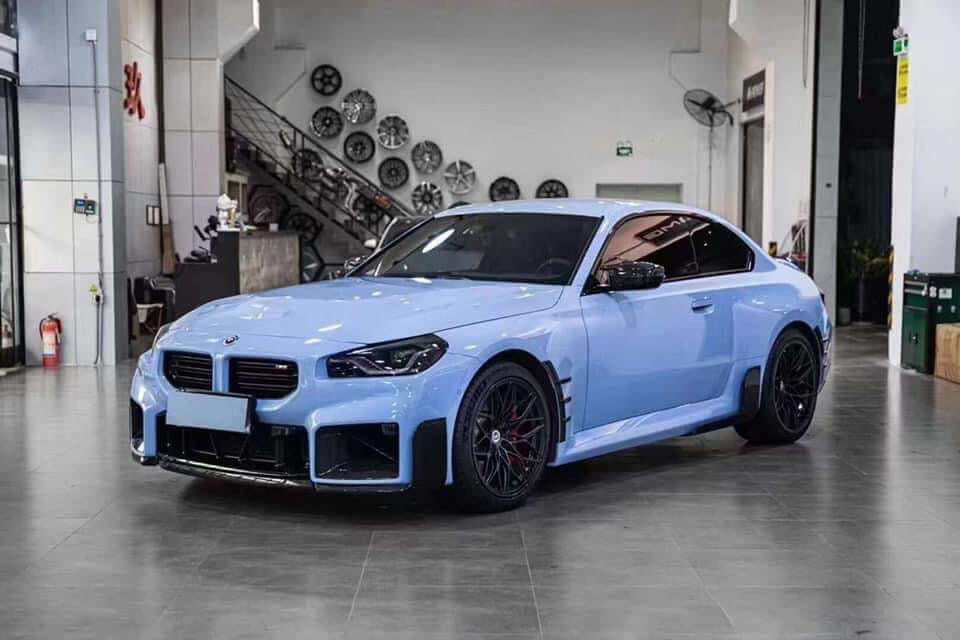 Carbon Fiber Performance Style Front Lip - BMW G87 M2.