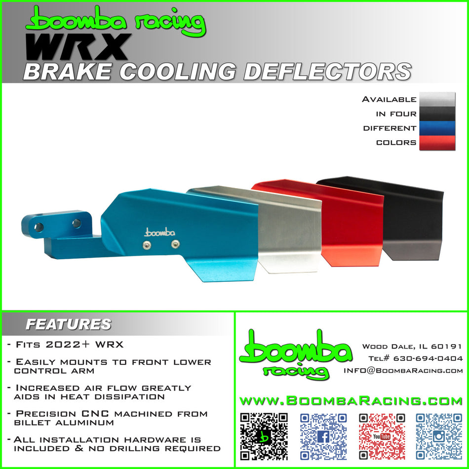 22+ WRX Brake Deflectors