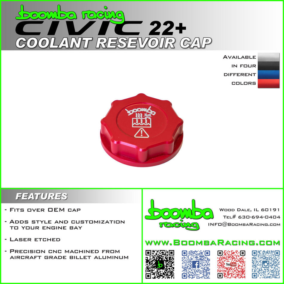 22+ Civic Coolant Reservoir Cap