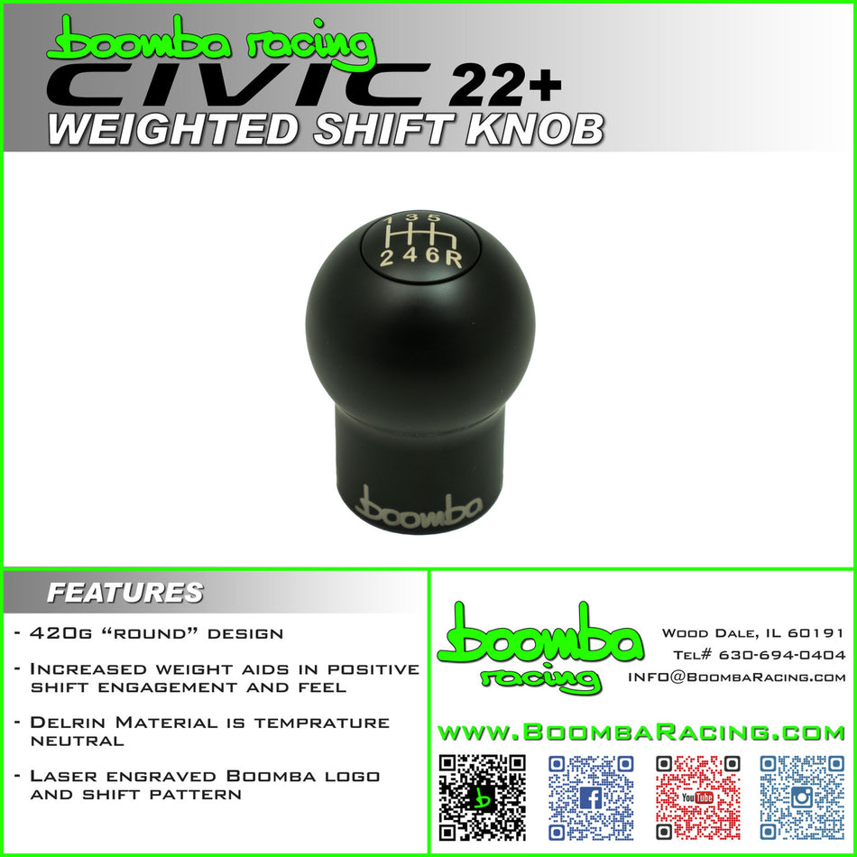 22+ CIVIC WEIGHTED SHIFT KNOB