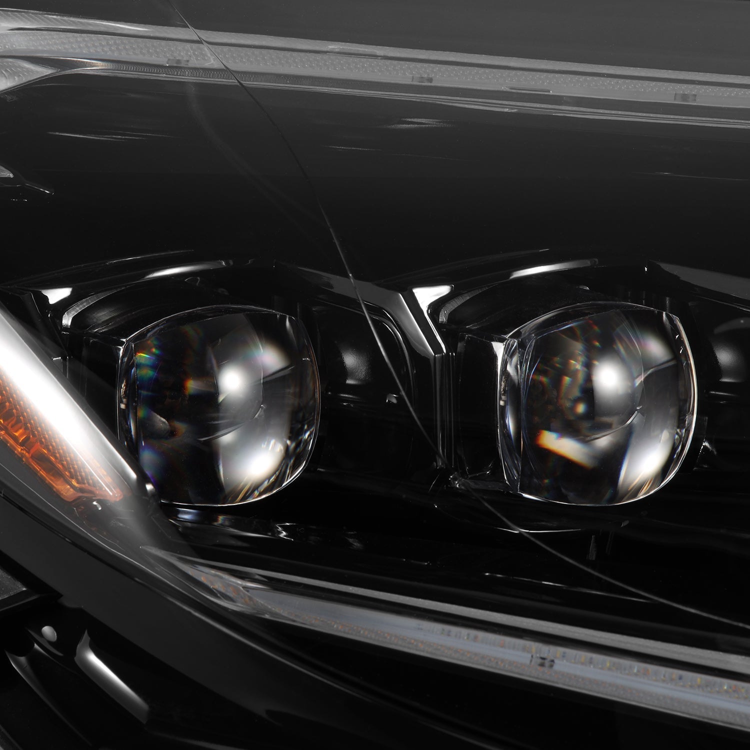 Alpharex NOVA-Series LED Projector Headlights - Black | 2023-2024 Nissan Z (880493).