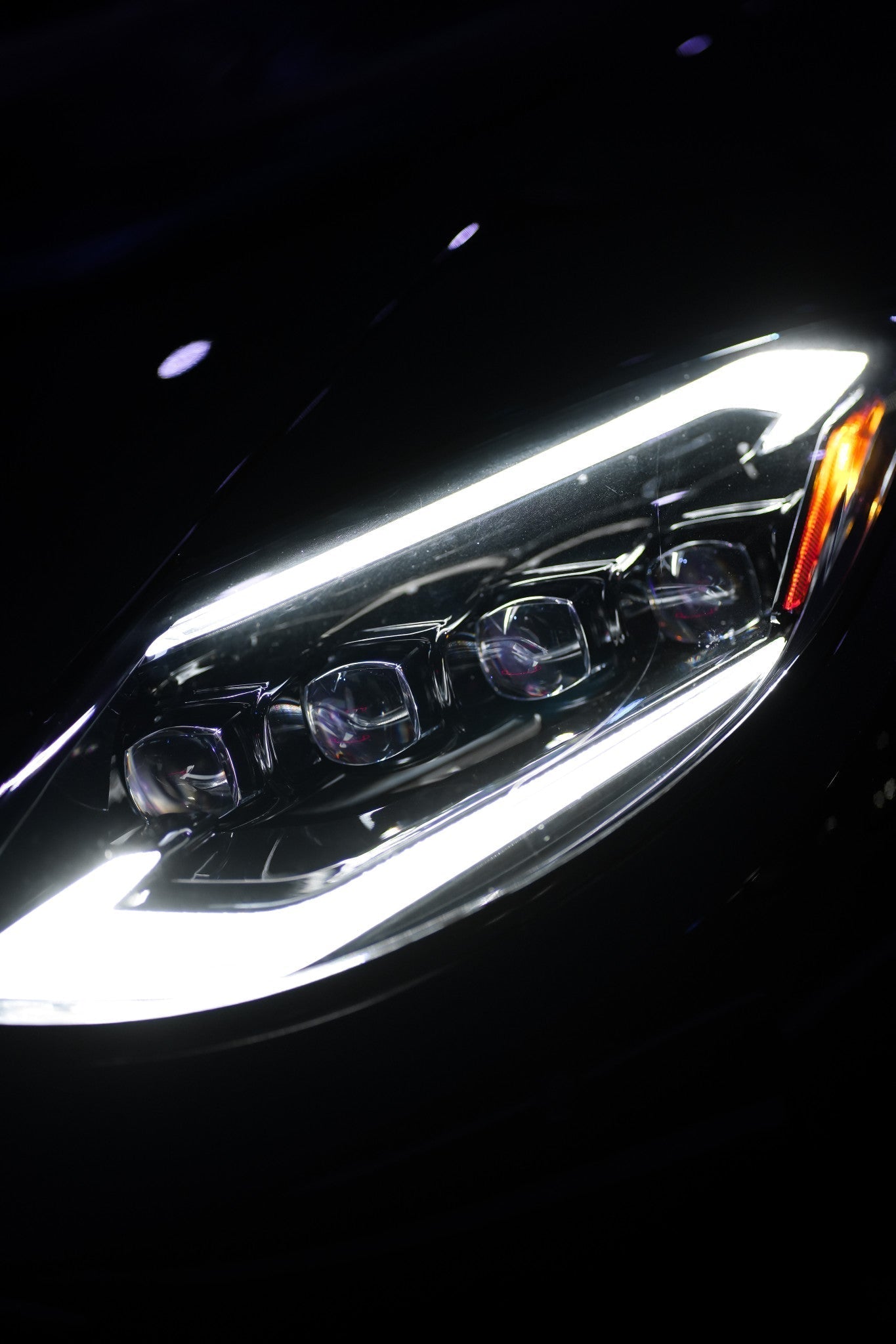 Alpharex NOVA-Series LED Projector Headlights - Black | 2023-2024 Nissan Z (880493).