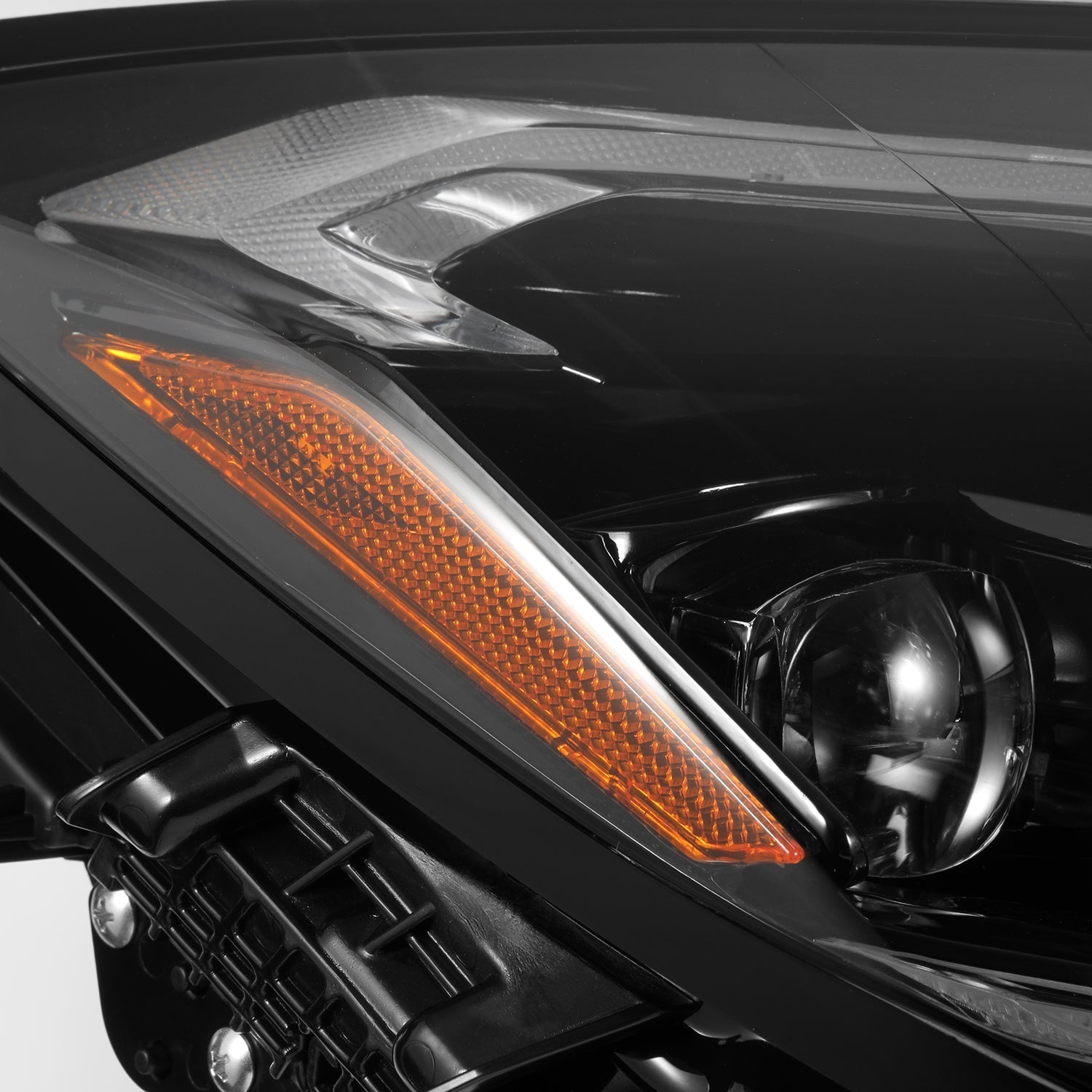 Alpharex NOVA-Series LED Projector Headlights - Black | 2023-2024 Nissan Z (880493).