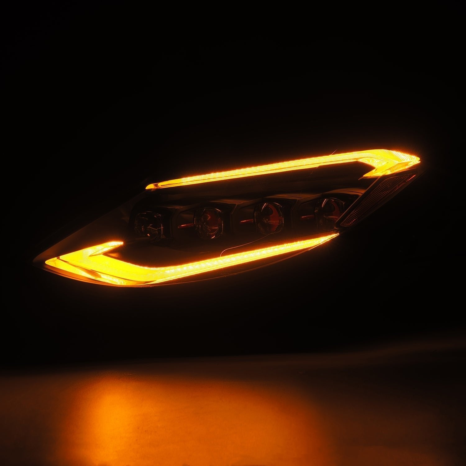 Alpharex NOVA-Series LED Projector Headlights - Black | 2023-2024 Nissan Z (880493).